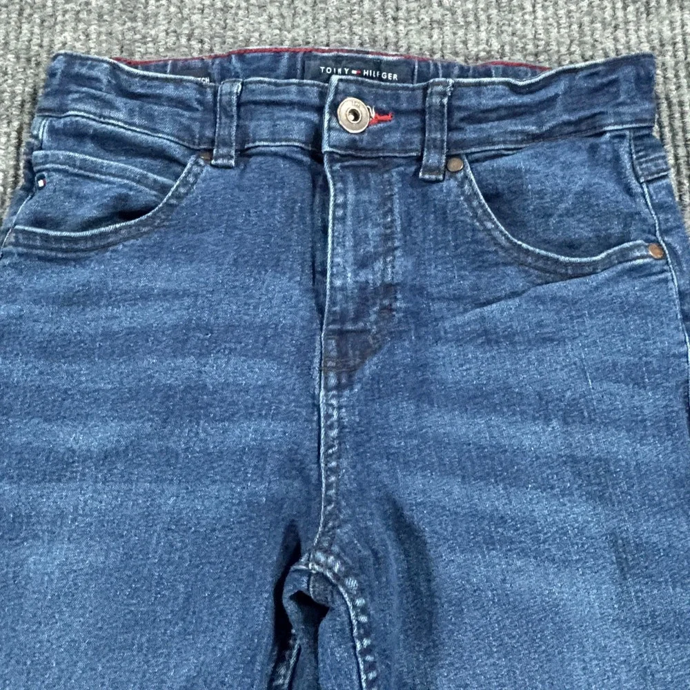 Tommy Hilfiger Straight Jeans Boys Size 14 Blue Stretch Adjustable Waist